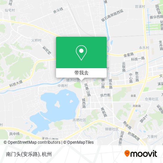 南门头(安乐路)地图