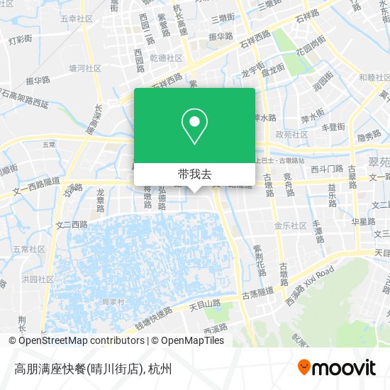 高朋满座快餐(晴川街店)地图