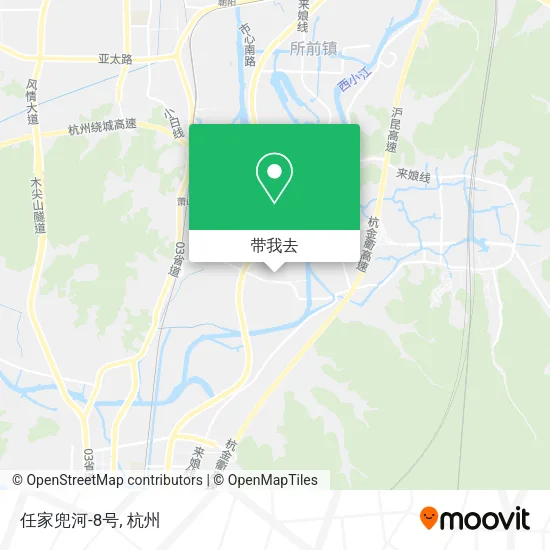 任家兜河-8号地图