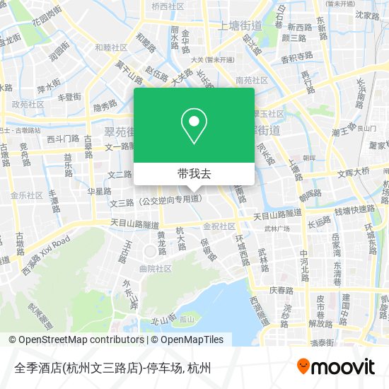 全季酒店(杭州文三路店)-停车场地图