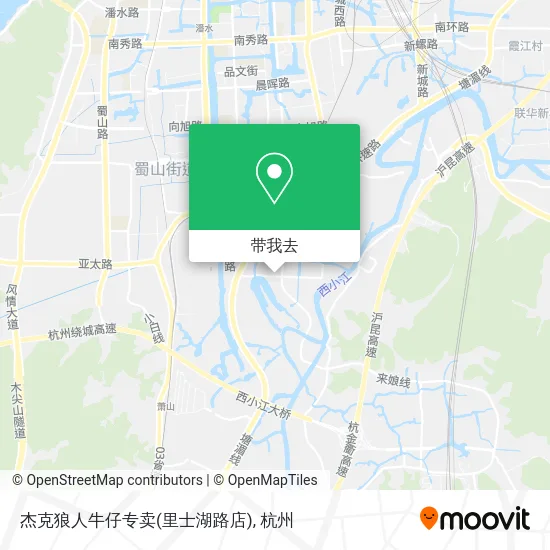 杰克狼人牛仔专卖(里士湖路店)地图