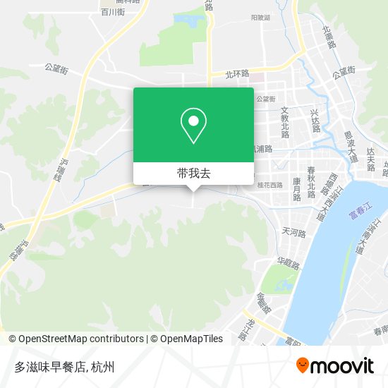 多滋味早餐店地图