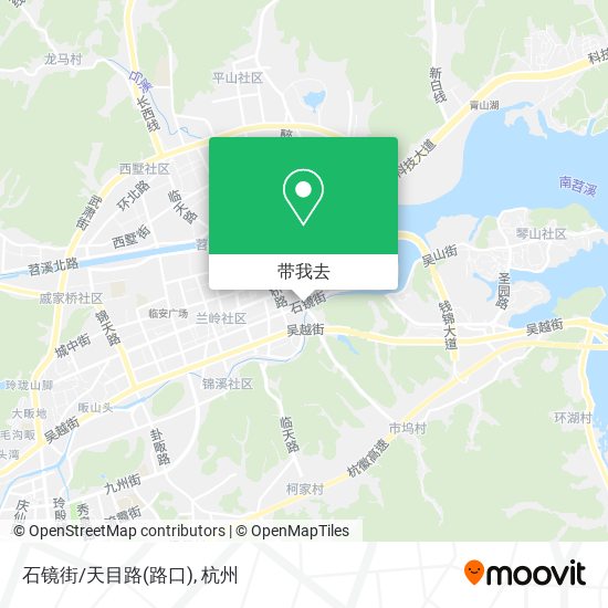 石镜街/天目路(路口)地图