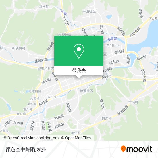 颜色空中舞蹈地图
