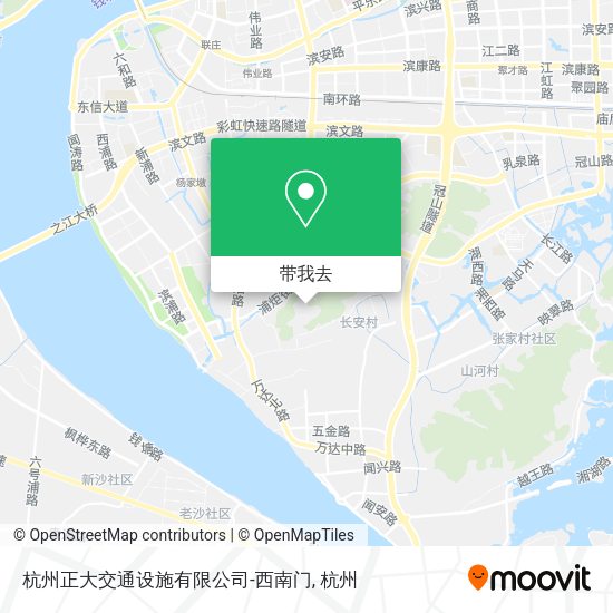 杭州正大交通设施有限公司-西南门地图