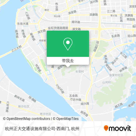 杭州正大交通设施有限公司-西南门地图
