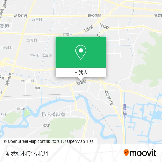 新发红木门业地图