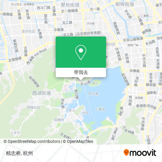 精忠桥地图