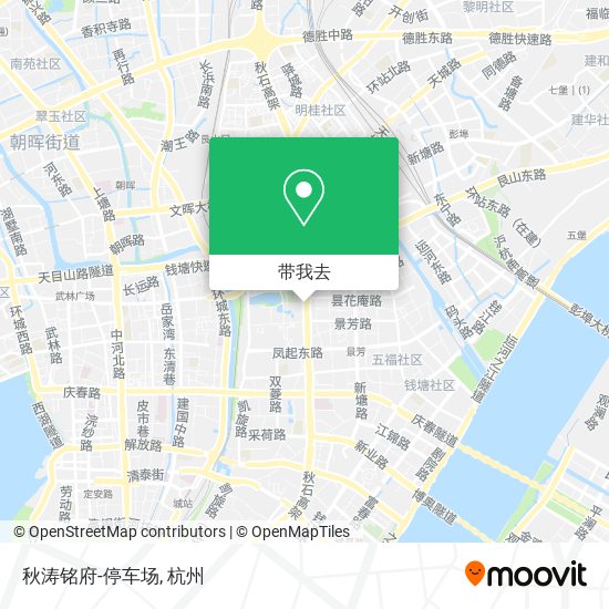 秋涛铭府-停车场地图