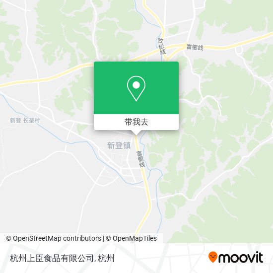 杭州上臣食品有限公司地图
