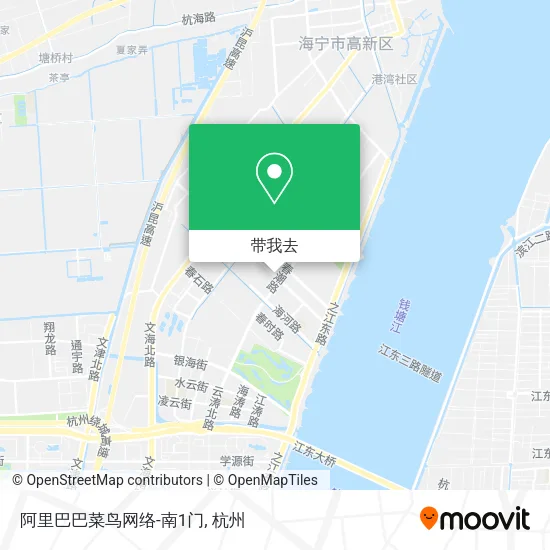 阿里巴巴菜鸟网络-南1门地图