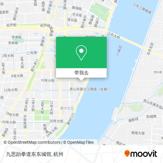 九思跆拳道东东城馆地图