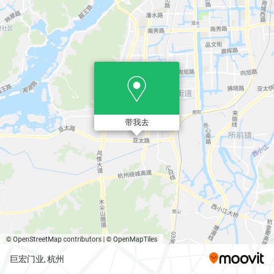 巨宏门业地图
