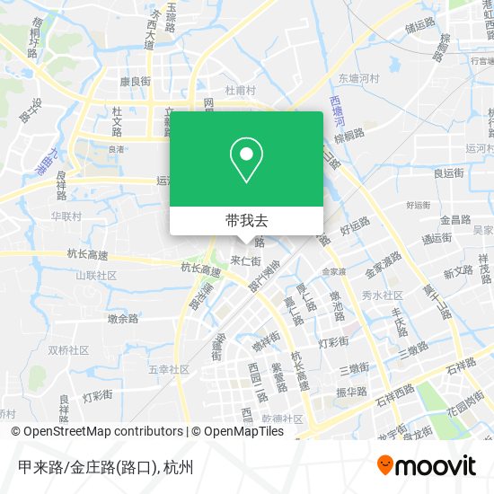 甲来路/金庄路(路口)地图