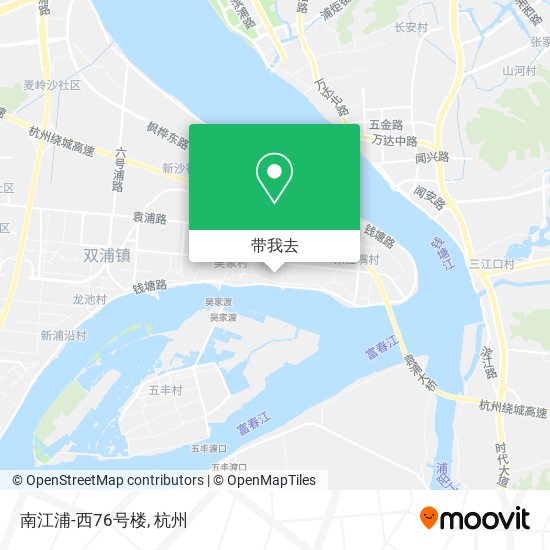 南江浦-西76号楼地图
