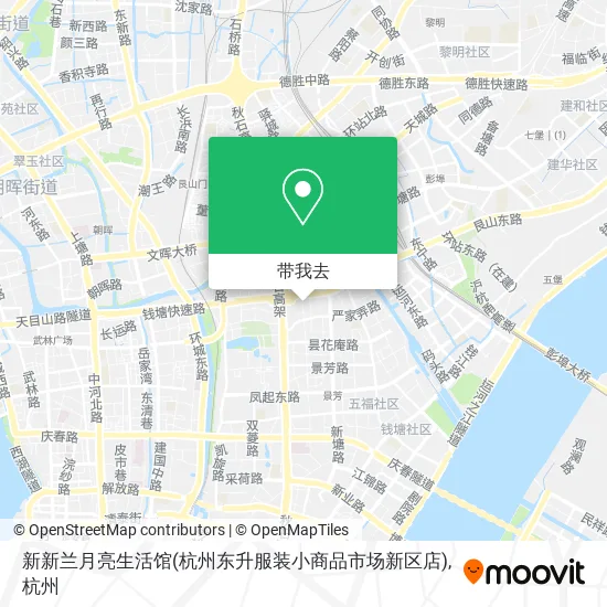 新新兰月亮生活馆(杭州东升服装小商品市场新区店)地图