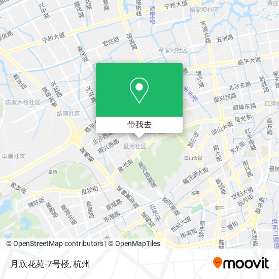 月欣花苑-7号楼地图