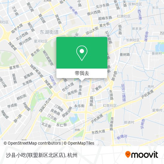 沙县小吃(联盟新区北区店)地图