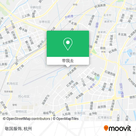 敬国服饰地图