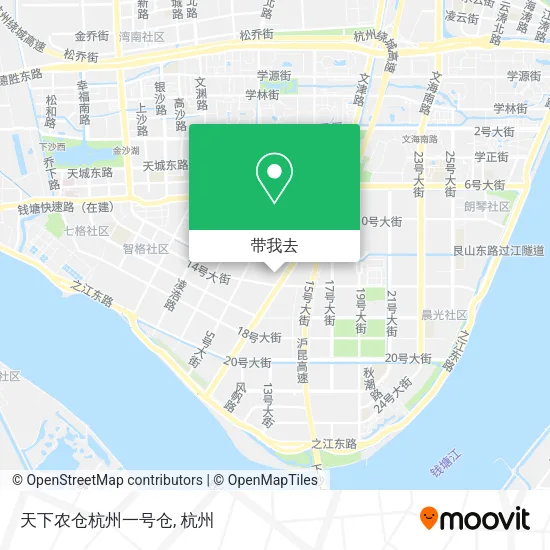 天下农仓杭州一号仓地图