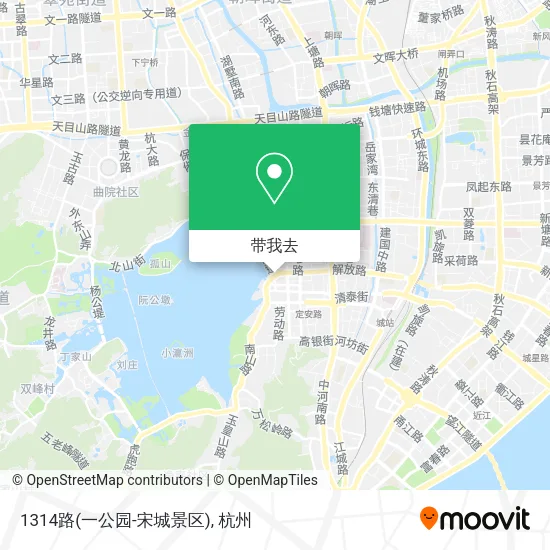 1314路(一公园-宋城景区)地图