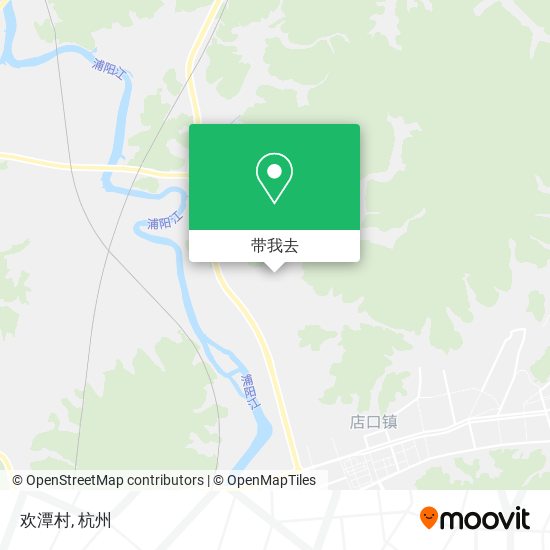 欢潭村地图