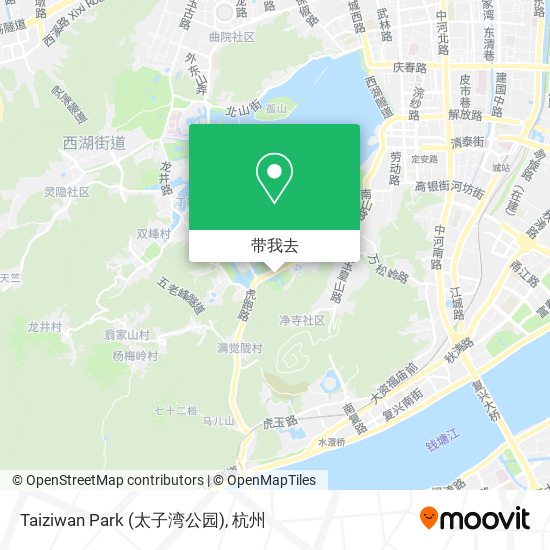 Taiziwan Park (太子湾公园)地图