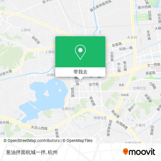 葱油拌面杭城一拌地图