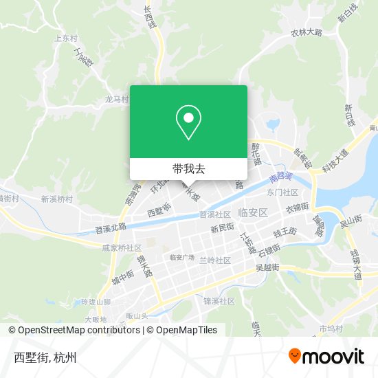 西墅街地图