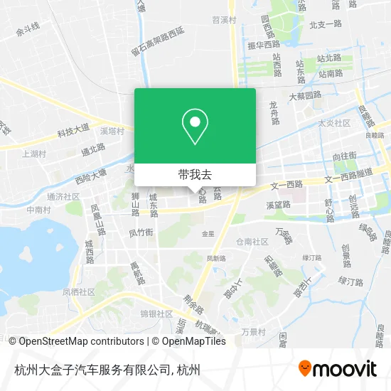 杭州大盒子汽车服务有限公司地图