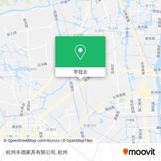杭州丰德家具有限公司地图