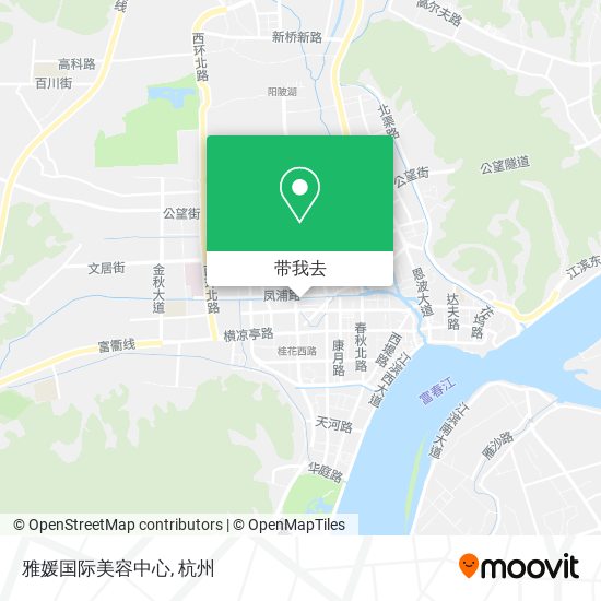 雅媛国际美容中心地图