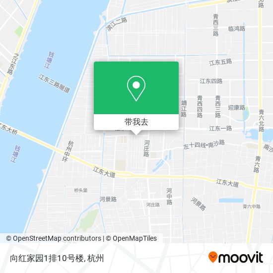 向红家园1排10号楼地图