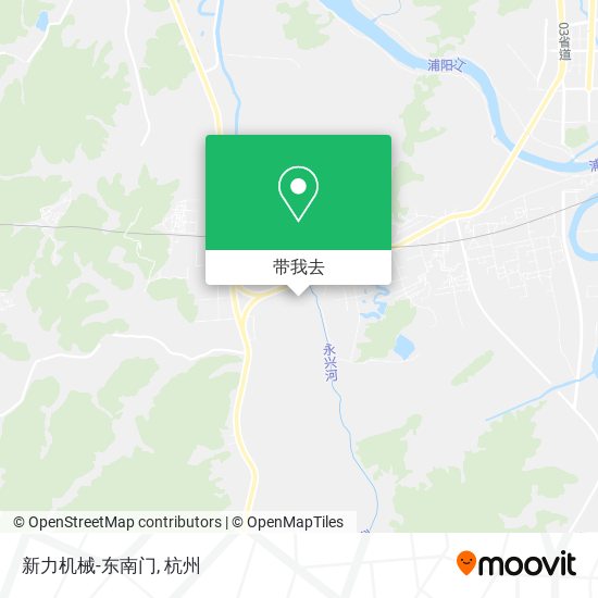 新力机械-东南门地图