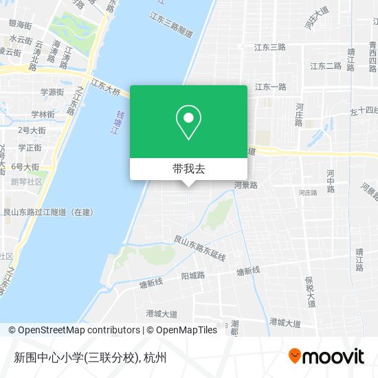 新围中心小学(三联分校)地图