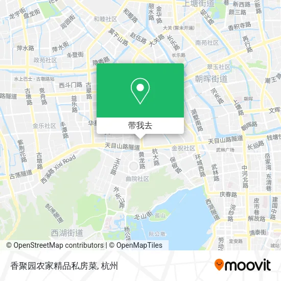 香聚园农家精品私房菜地图