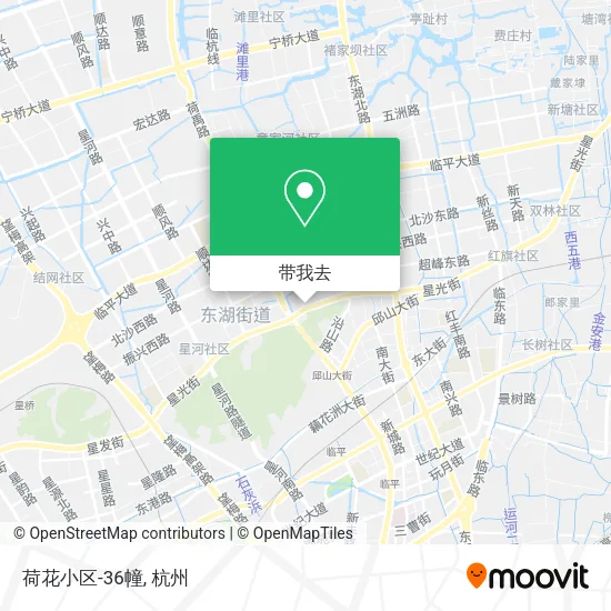 荷花小区-36幢地图