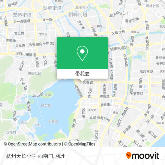 杭州天长小学-西南门地图