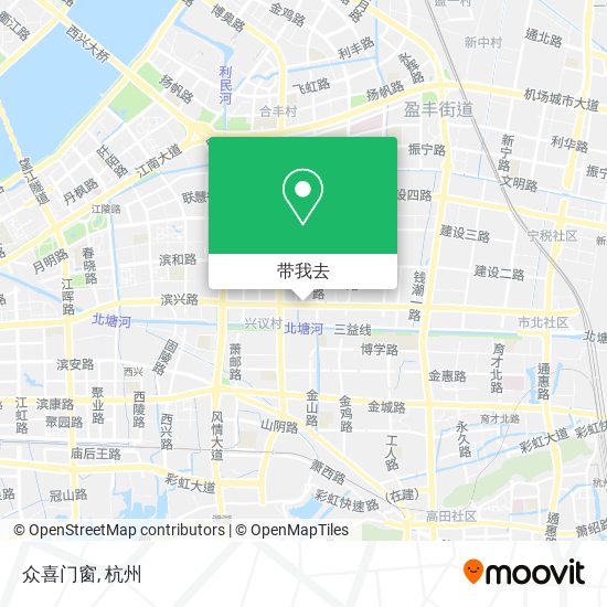 众喜门窗地图