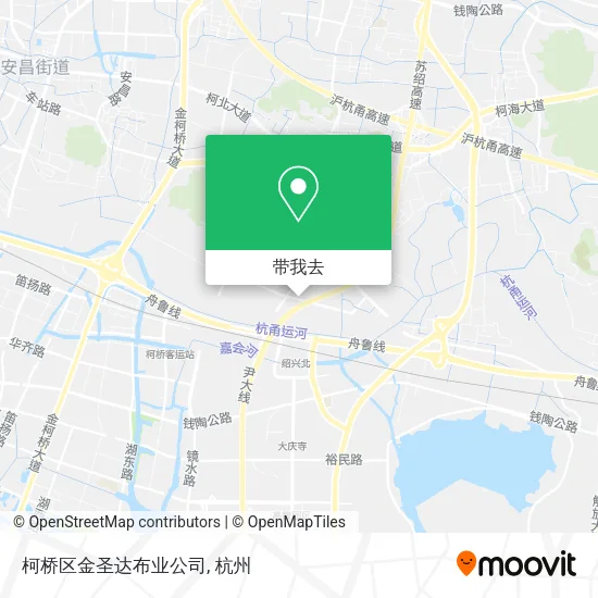 柯桥区金圣达布业公司地图