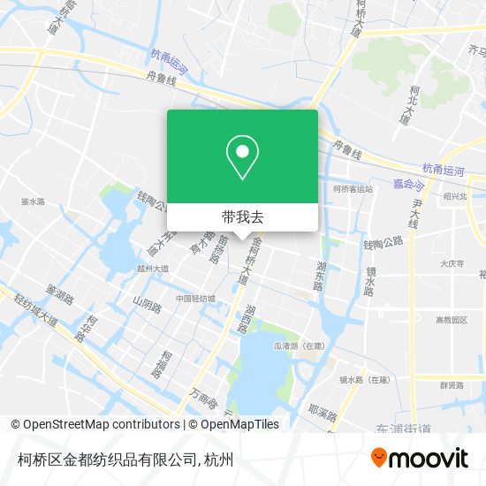 柯桥区金都纺织品有限公司地图