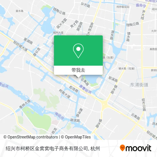 绍兴市柯桥区金窝窝电子商务有限公司地图