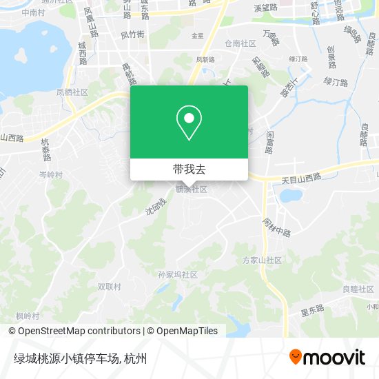 绿城桃源小镇停车场地图