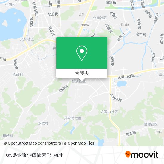 绿城桃源小镇依云邨地图