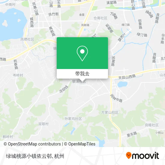 绿城桃源小镇依云邨地图