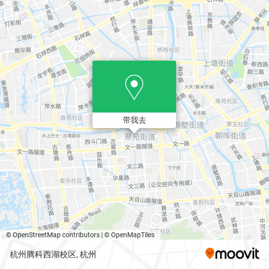 杭州腾科西湖校区地图