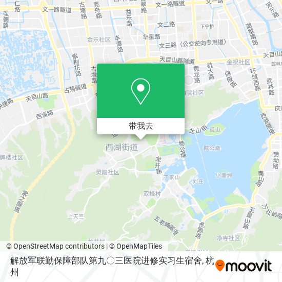 解放军联勤保障部队第九〇三医院进修实习生宿舍地图