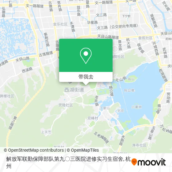 解放军联勤保障部队第九〇三医院进修实习生宿舍地图