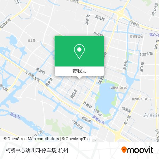 柯桥中心幼儿园-停车场地图