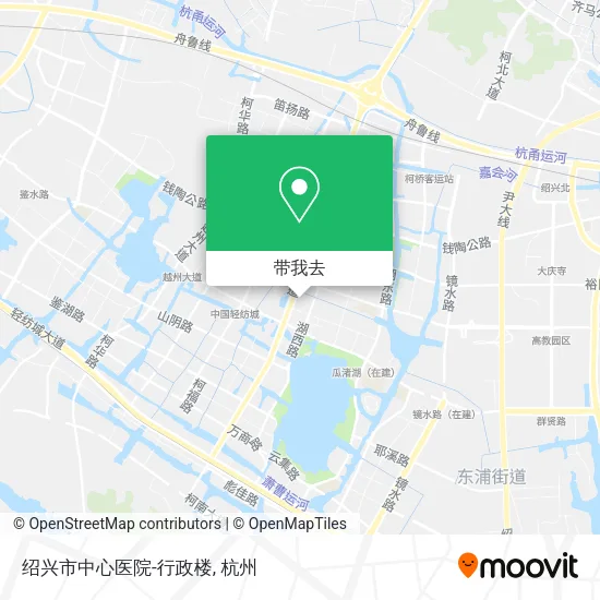 绍兴市中心医院-行政楼地图